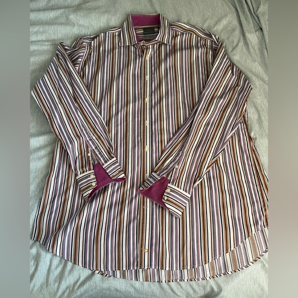 Thomas Dean button down dress shirt - Picture 1 of 9